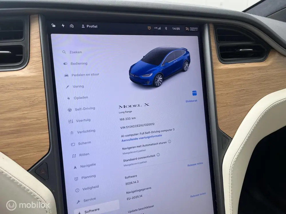 Tesla Model X Long Range, Trekhaak, 88 % SOH, CCS Nette auto uit 2019, foto 11