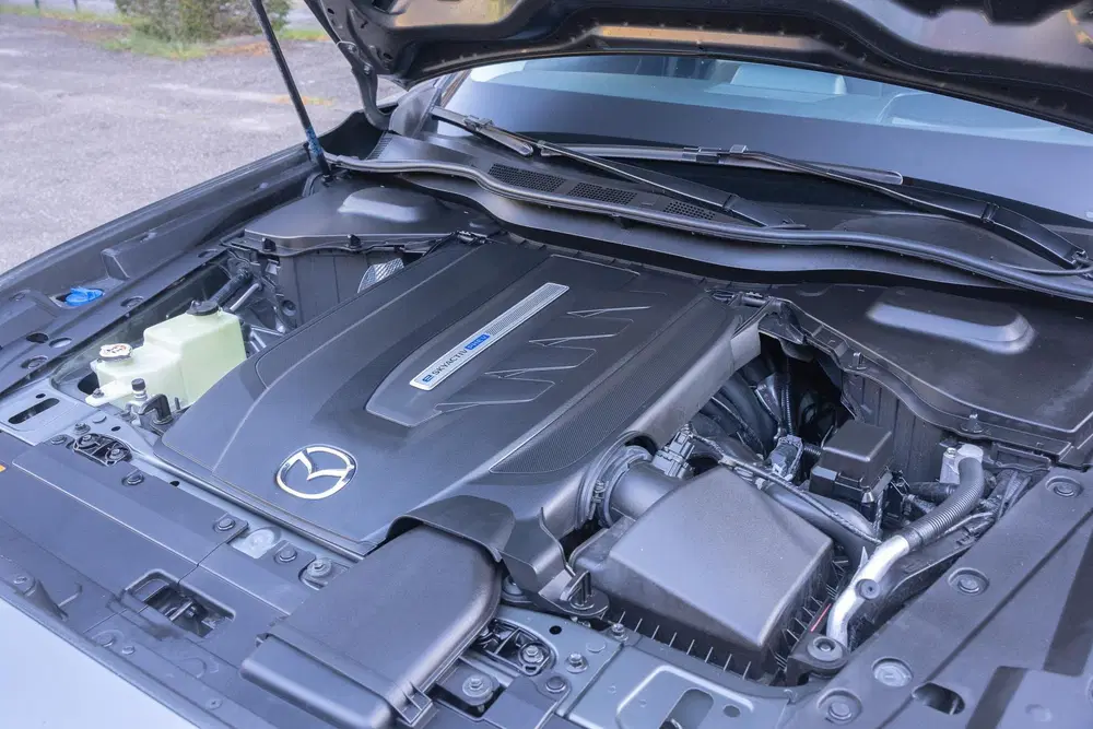 Mazda CX-60 2.5 e-SkyActiv PHEV Homura LEDER uit 2023, foto 19
