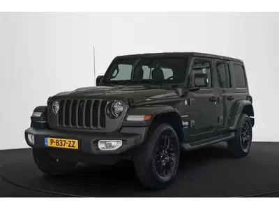 Jeep Wrangler Unlimited 4xe 380 Sahara NL Auto Leder Sto uit 2022