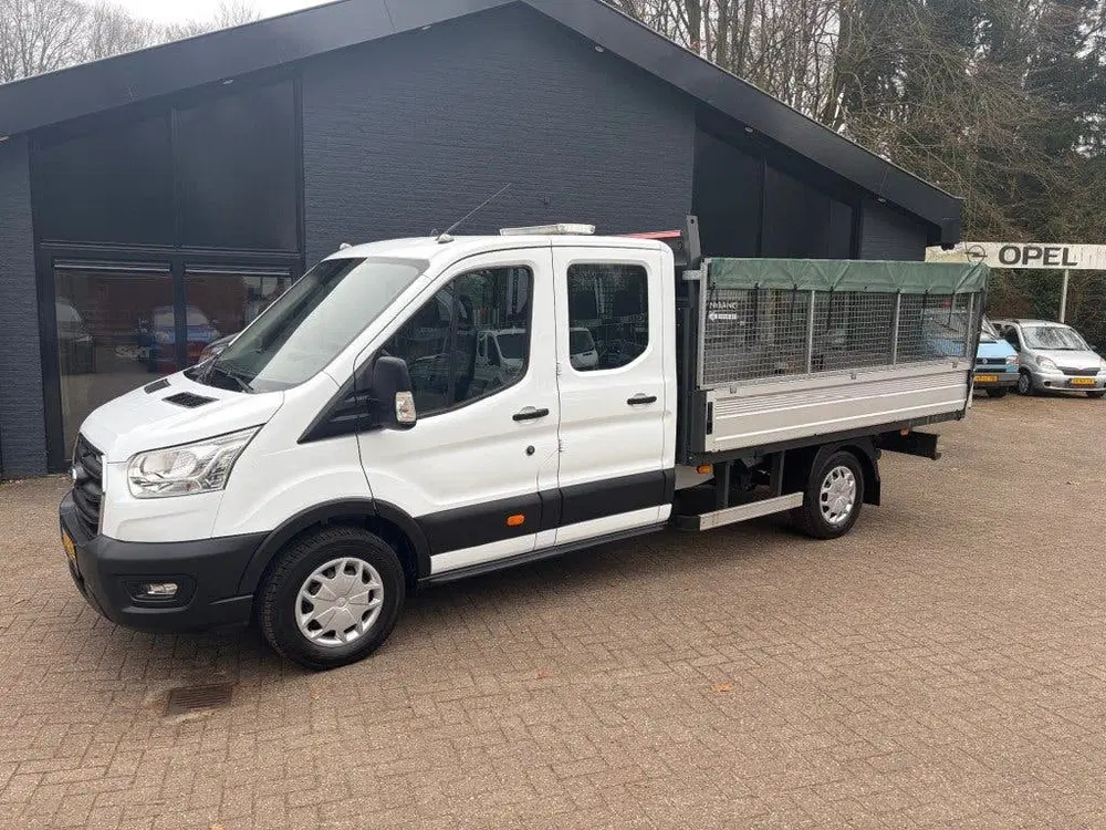Ford Transit 350 2.0 L4H1 open laadbak 7 persoons uit 2021, foto 3
