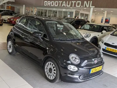 Fiat 500 0.9 TwinAir Turbo Lounge Airco, Panoramadak, Stuurb uit 2019