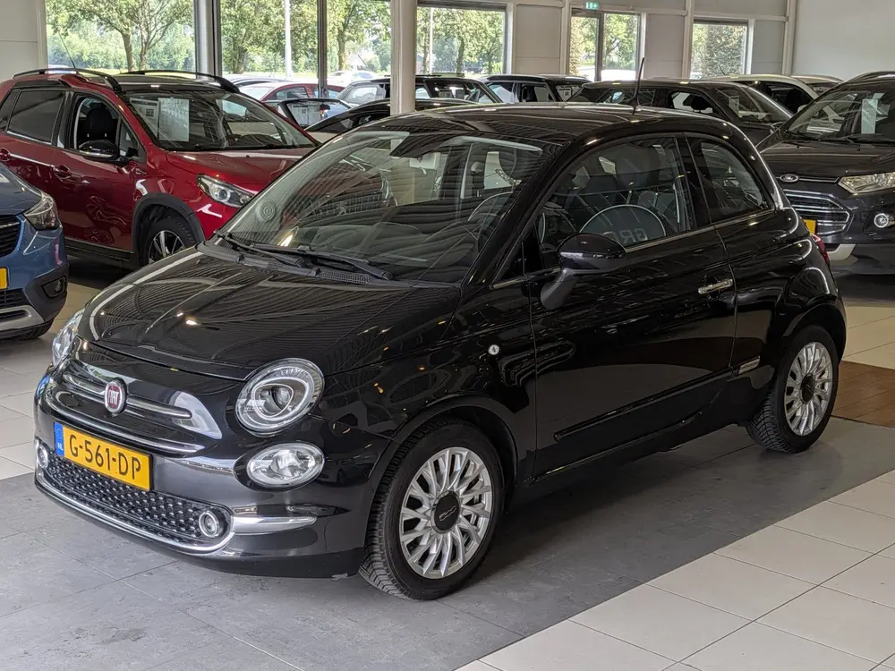 Fiat 500 0.9 TwinAir Turbo Lounge Airco, Panoramadak, Stuurb uit 2019, foto 2