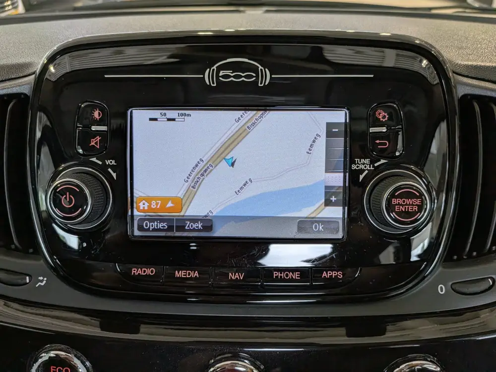Fiat 500 0.9 TwinAir Turbo Lounge Airco, Panoramadak, Stuurb uit 2019, foto 20