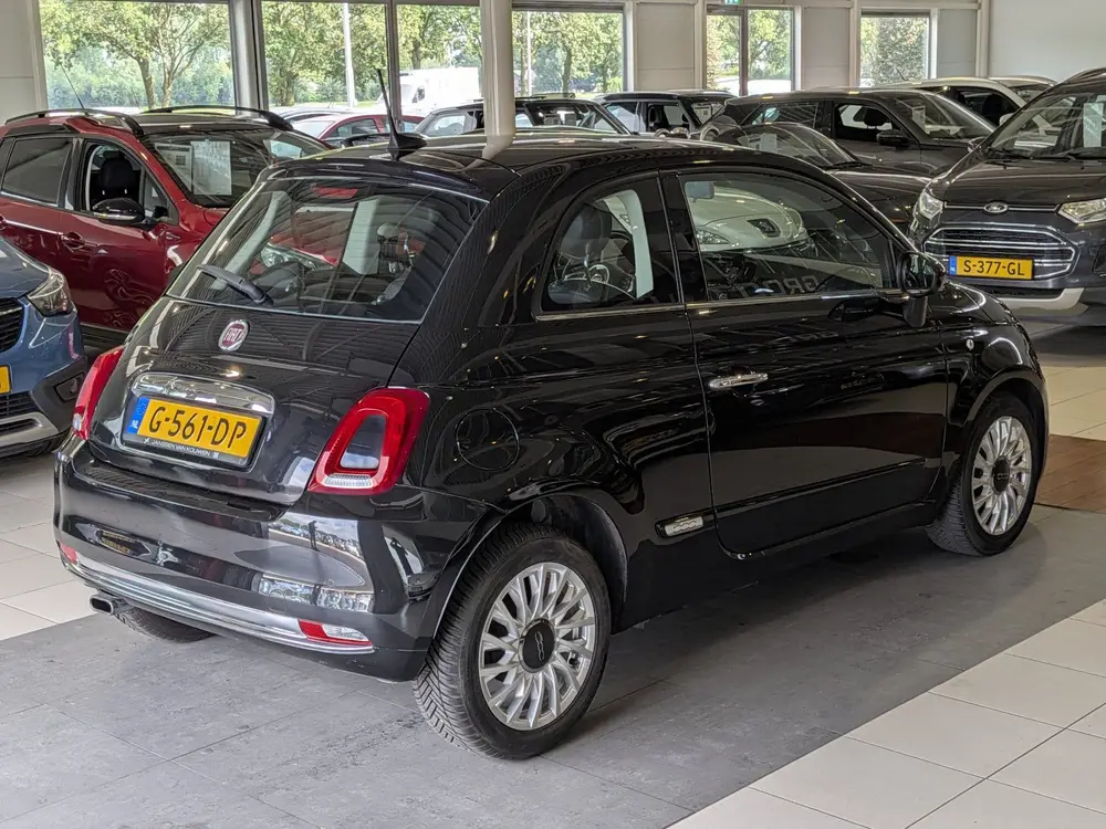 Fiat 500 0.9 TwinAir Turbo Lounge Airco, Panoramadak, Stuurb uit 2019, foto 4