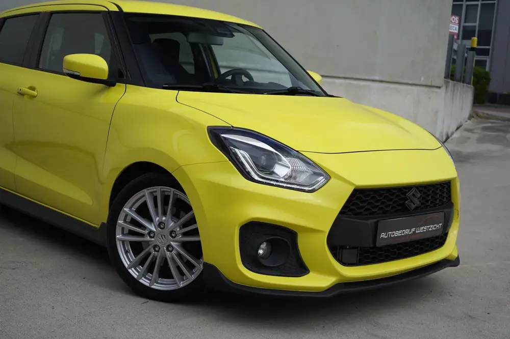 Suzuki Swift 1.4 Sport 140pk, Champion Yellow, ACC, Carplay uit 2019, foto 19