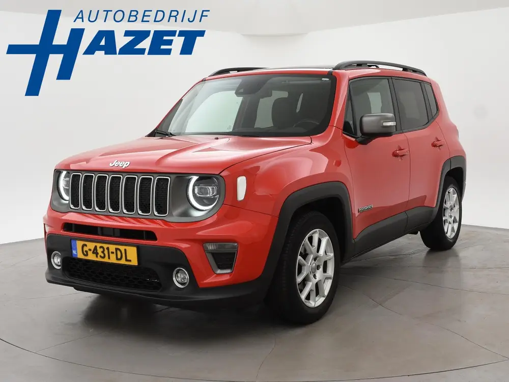 Jeep Renegade 1.0T LIMITED + PANORAMA | TREKHAAK | LEDER | A uit 2019