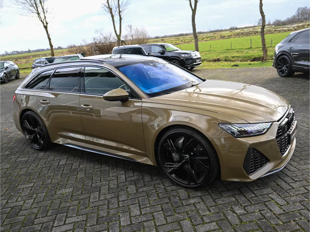 Audi RS6 4.0TFSI 600pk Quattro Pano 360 4W-Best HUD uit 2023, foto 6