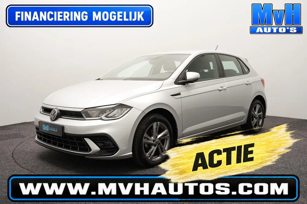 Volkswagen Polo 1.0 TSI R-Line|DSG|ACC|CAMERA|STOELVERW|NAP uit 2022