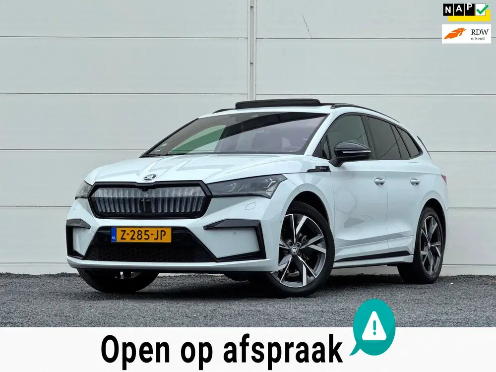 Skoda Enyaq 60 Sportline Org NL Pano Hud Canton Warmte uit 2024
