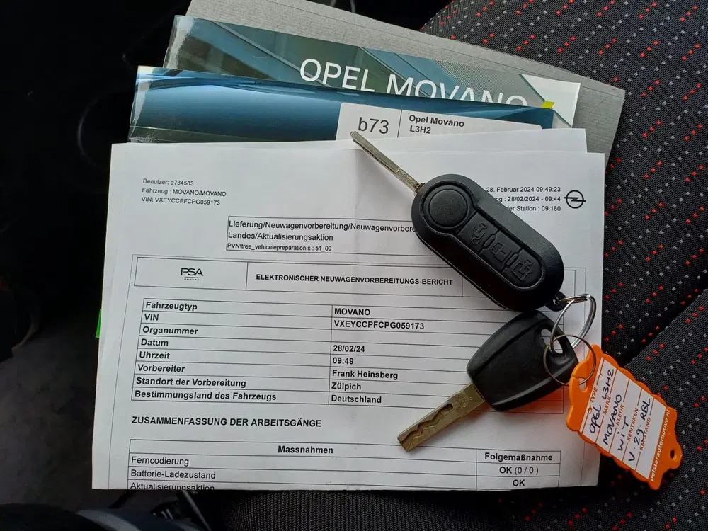 Opel Movano 2.2D 165 PK L3 H2 Edition GVW 3500 uit 2024, foto 14