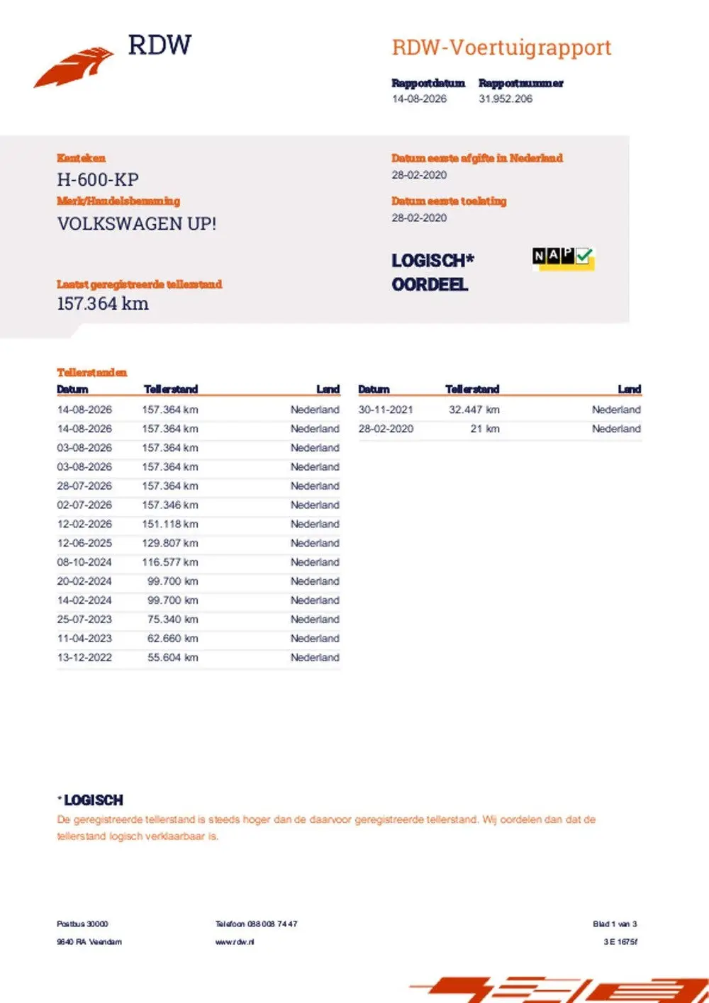 Volkswagen Up! 1.0 BMT take up! AIRCO, 1ste eigenaar, 5-deur uit 2020, foto 14