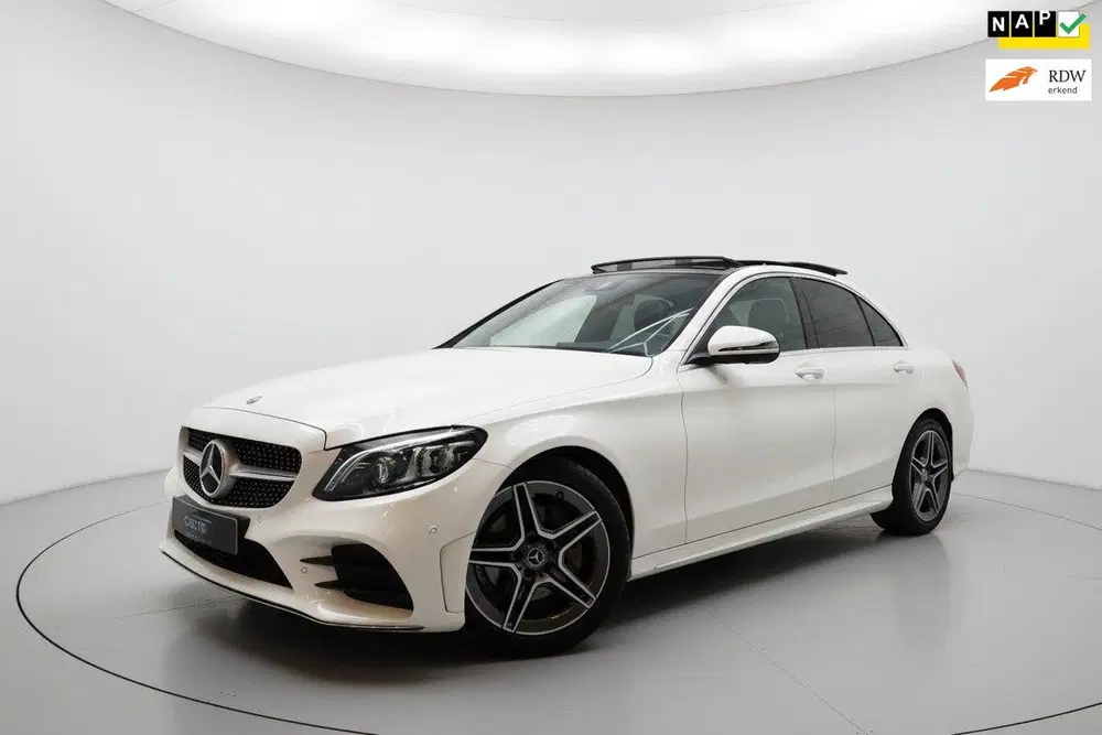 Mercedes-Benz C-Klasse 160 AMG PANO WIDESCREEN 360 CAM uit 2019