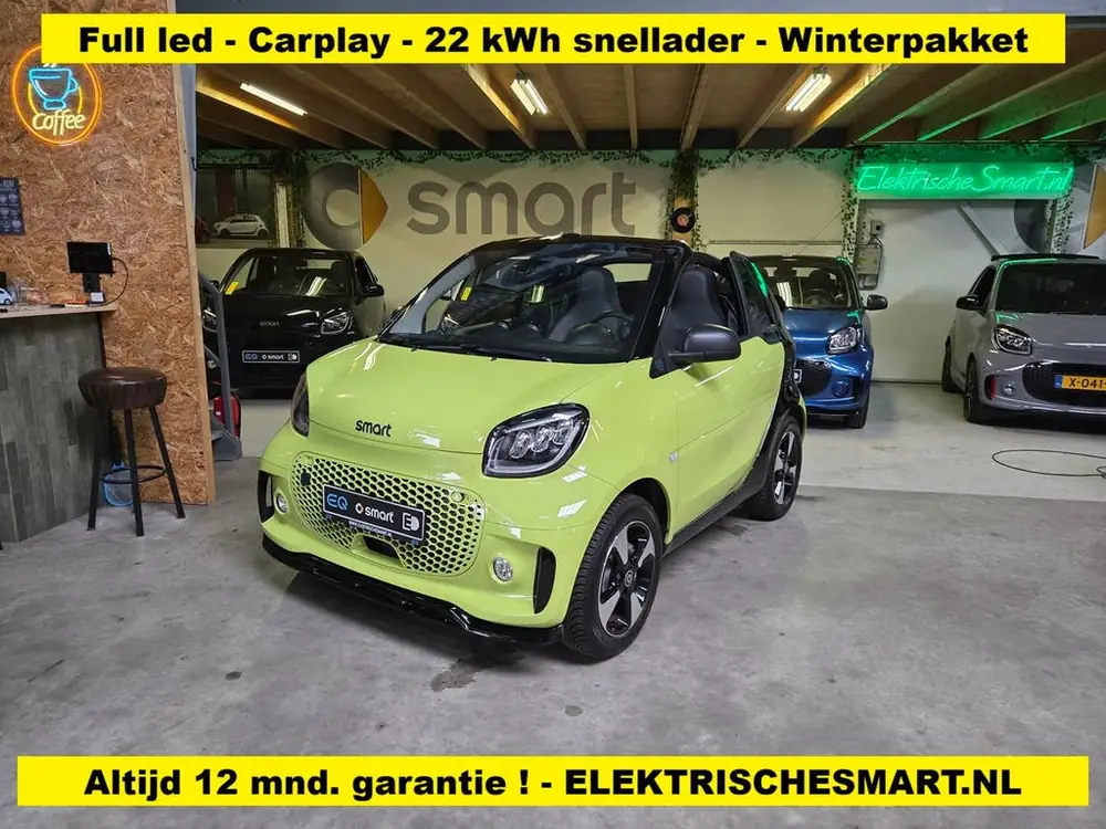 Smart ForTwo cabrio EQ Comfort Plus - Full Led - Carplay - W uit 2021
