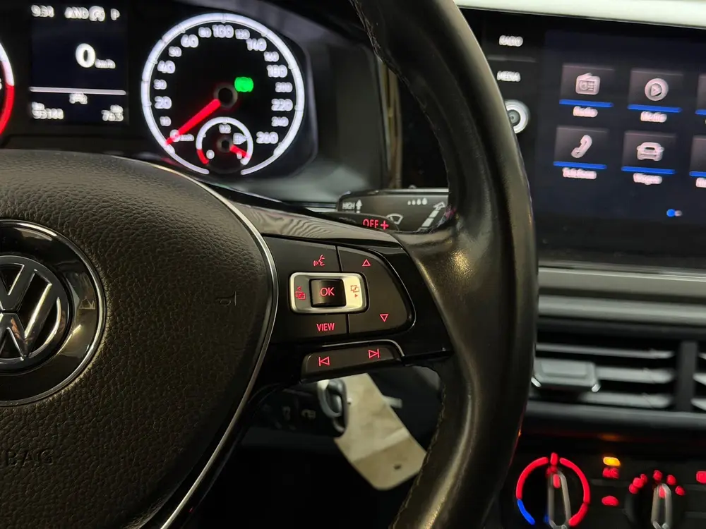 Volkswagen Polo 1.6 TDI R-Line 2019 DSG LED CRUISE NAVI BLUE uit 2019, foto 19