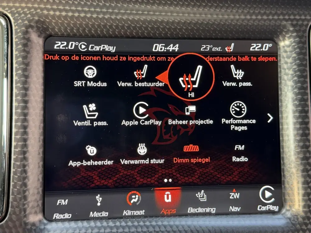 Dodge Challenger SRT Hellcat ACC-H&K-20"-Keyless-Stoelen uit 2019, foto 17