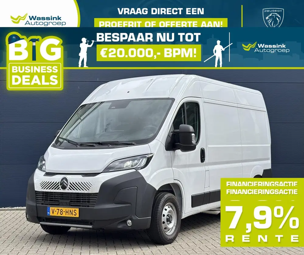 Citroën Jumper GB 3.5t 2.2 BlueHDi 140pk L2H2 uit 2024