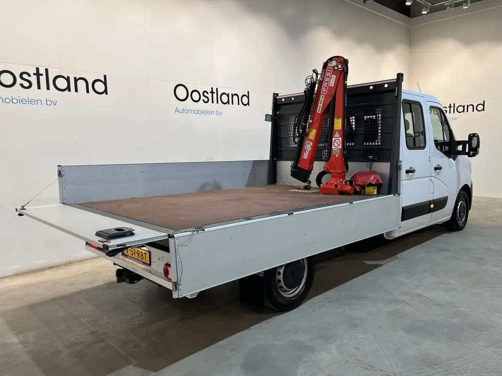Renault Master 2.3 dCi 145 PK L3 Open Laadbak / Fassi Kraan uit 2022, foto 3