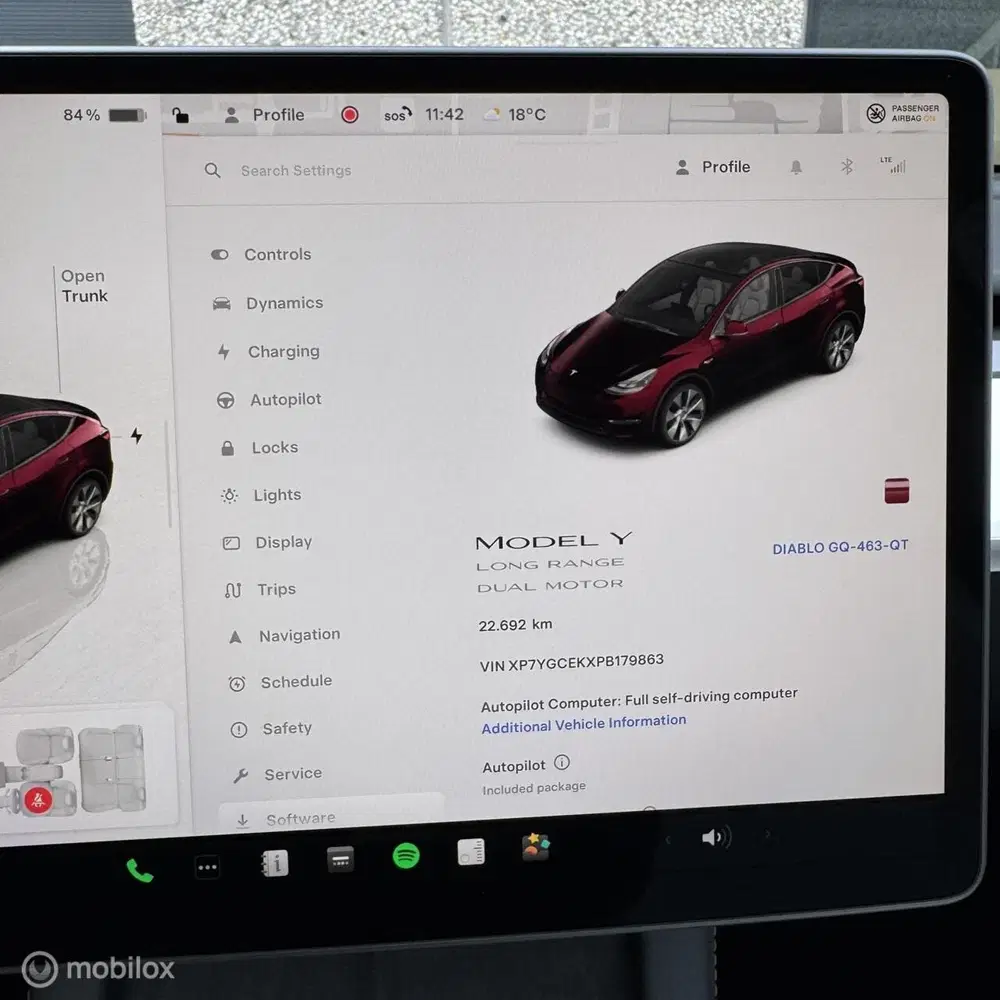 Tesla Model Y Long Range AWD + MMX PACK + IAP +TREKHAAK uit 2023, foto 12