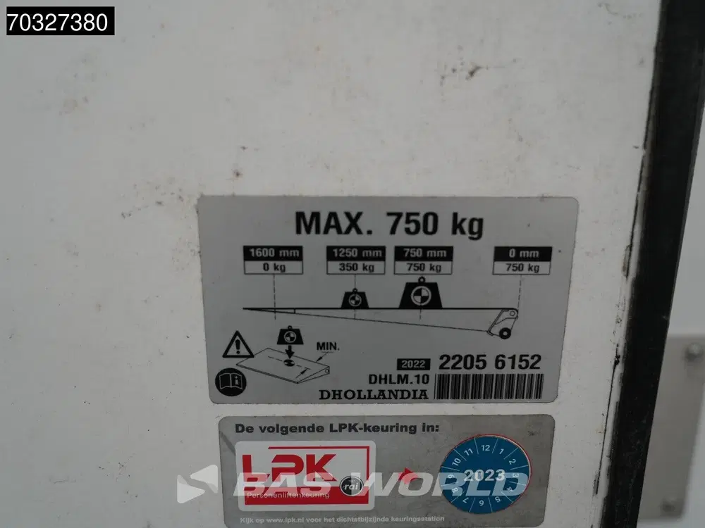 Fiat Ducato Laadklep Zijdeur Koelwagen Vriezer Airco D uit 2022, foto 19
