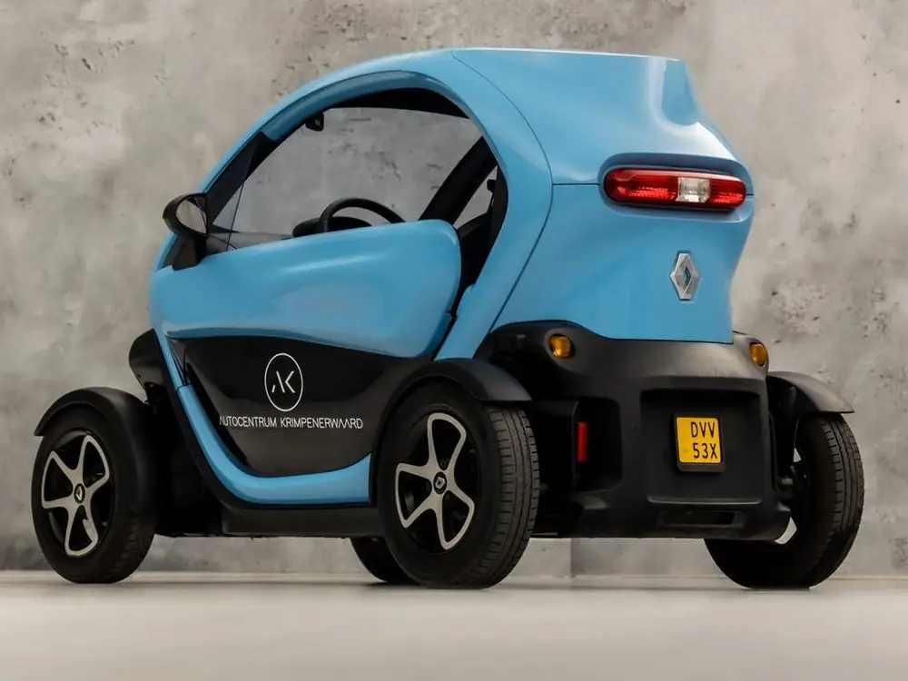 Renault Twizy Life (45 KMH, BROMMER KENTEKEN, ZWART LEDER, P uit 2019, foto 3