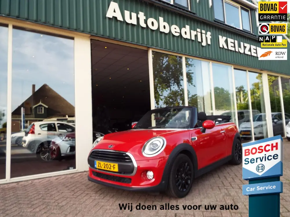 Mini Cabrio 1.5 One Chili CABRIO-STOELVERW-CLIMA-NL AUT uit 2019