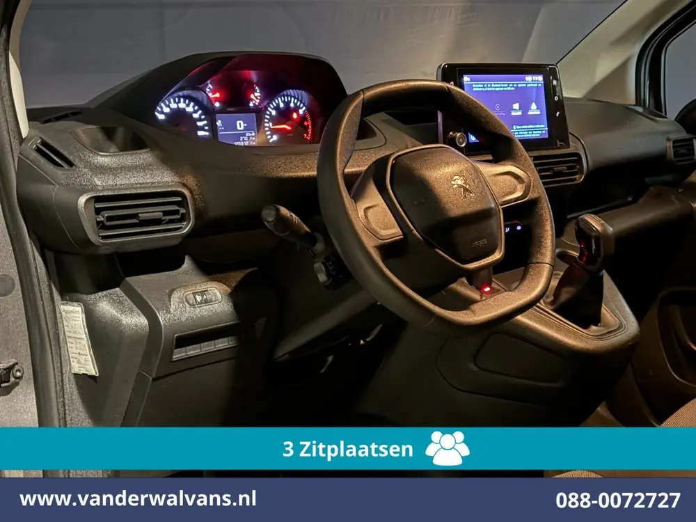 Peugeot Partner 1.5 BlueHDI 102pk L2H1 Euro6 Airco | 3-Zits uit 2020, foto 14
