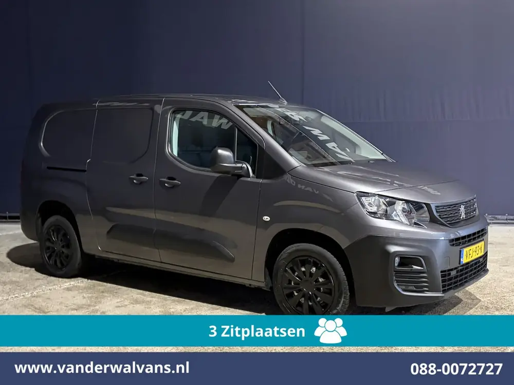 Peugeot Partner 1.5 BlueHDI 102pk L2H1 Euro6 Airco | 3-Zits uit 2020, foto 8