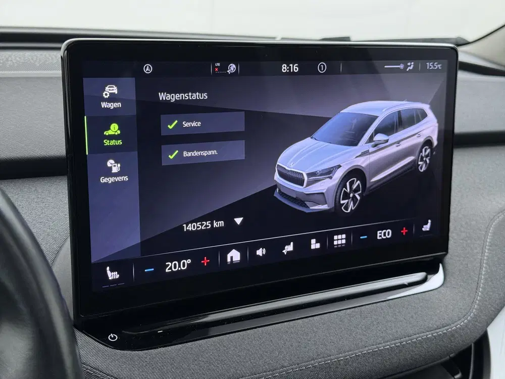 Skoda Enyaq 80 Pano-Dak Adap.Cruise Camera Navi Apple uit 2021, foto 19