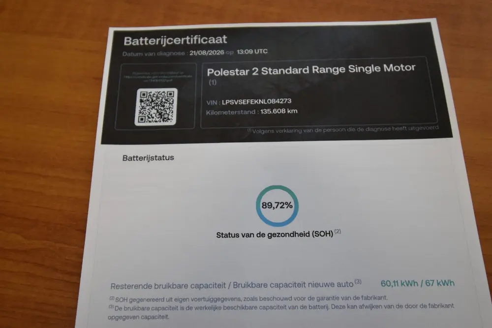 Polestar 2 Standard Range Single Motor 69 kWh , NAVI VIA APP uit 2022, foto 4