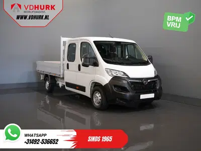 Opel Movano 2.2 140 pk DC Dubbel Cabine Open Laadbak uit 2024