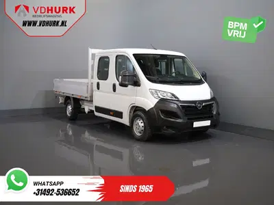 Opel Movano 2.2 140 pk DC Dubbel Cabine Open Laadbak uit 2024