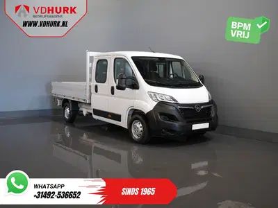 Opel Movano 2.2 140 pk DC Dubbel Cabine Open Laadbak uit 2024