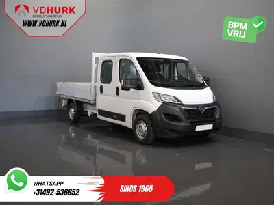 Opel Movano 2.2 140 pk DC Dubbel Cabine Open Laadbak uit 2024