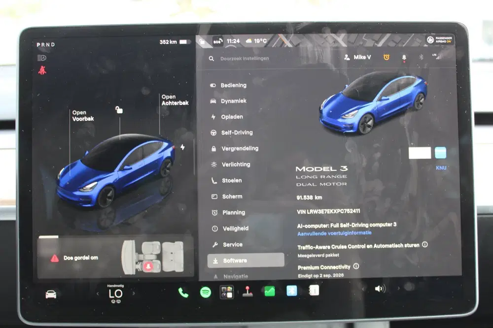 Tesla Model 3 Long Range AWD 75 kWh SOH 93 uit 2023, foto 11
