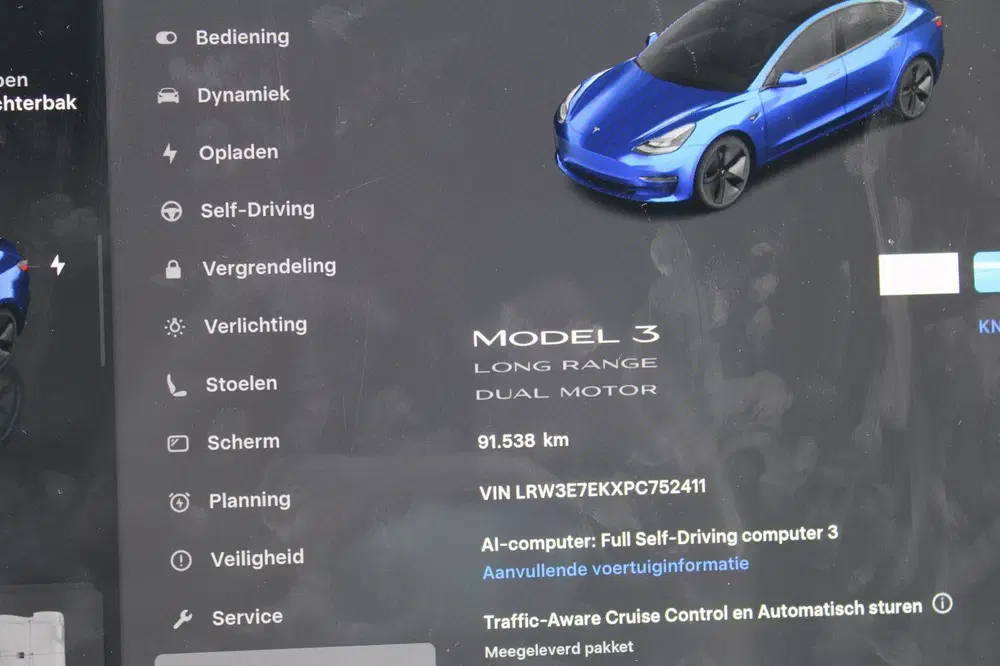 Tesla Model 3 Long Range AWD 75 kWh SOH 93 uit 2023, foto 12