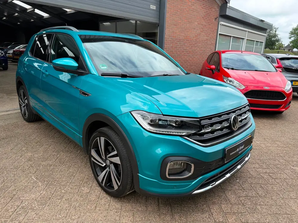 Volkswagen T-Cross 1.0 TSI R-LINE DSG|ACC/LED/SIDE-ASS/NAVI/ uit 2019, foto 19