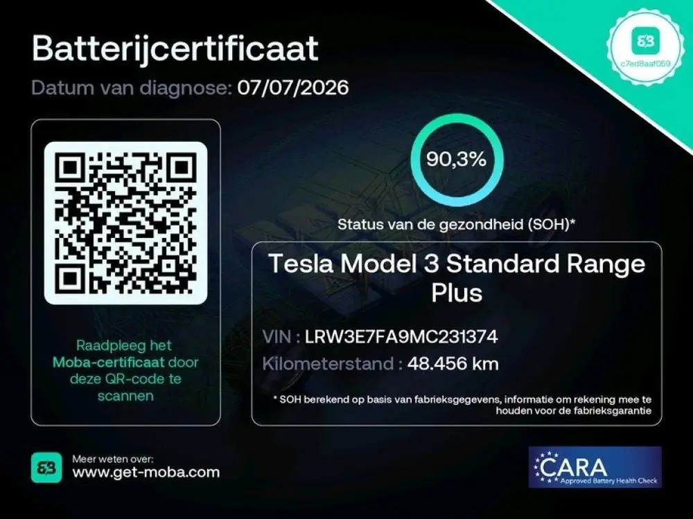 Tesla Model 3 Standard RWD Plus FACELIFT 90 uit 2021, foto 2