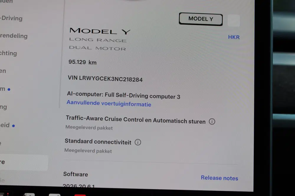 Tesla Model Y Long Range AWD 75 kWh SOh 91% PANO LEER LE uit 2022, foto 9