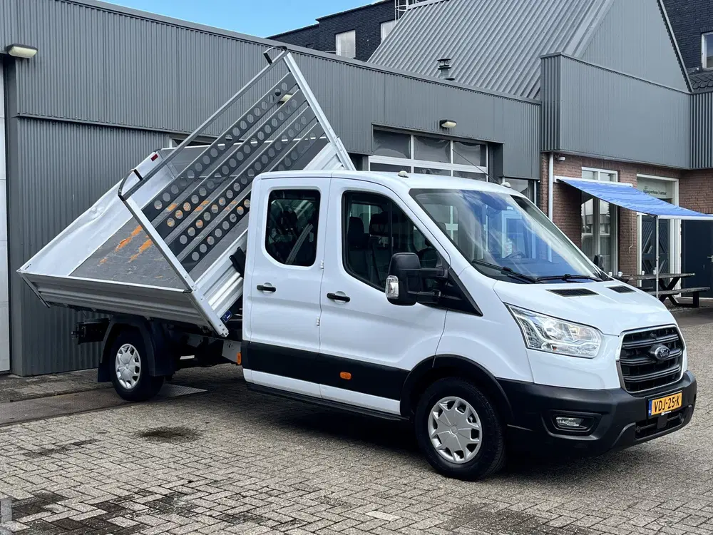 Ford Transit 350 2.0 TDCI DC 3-zijdenkipper Airco Cruis uit 2019