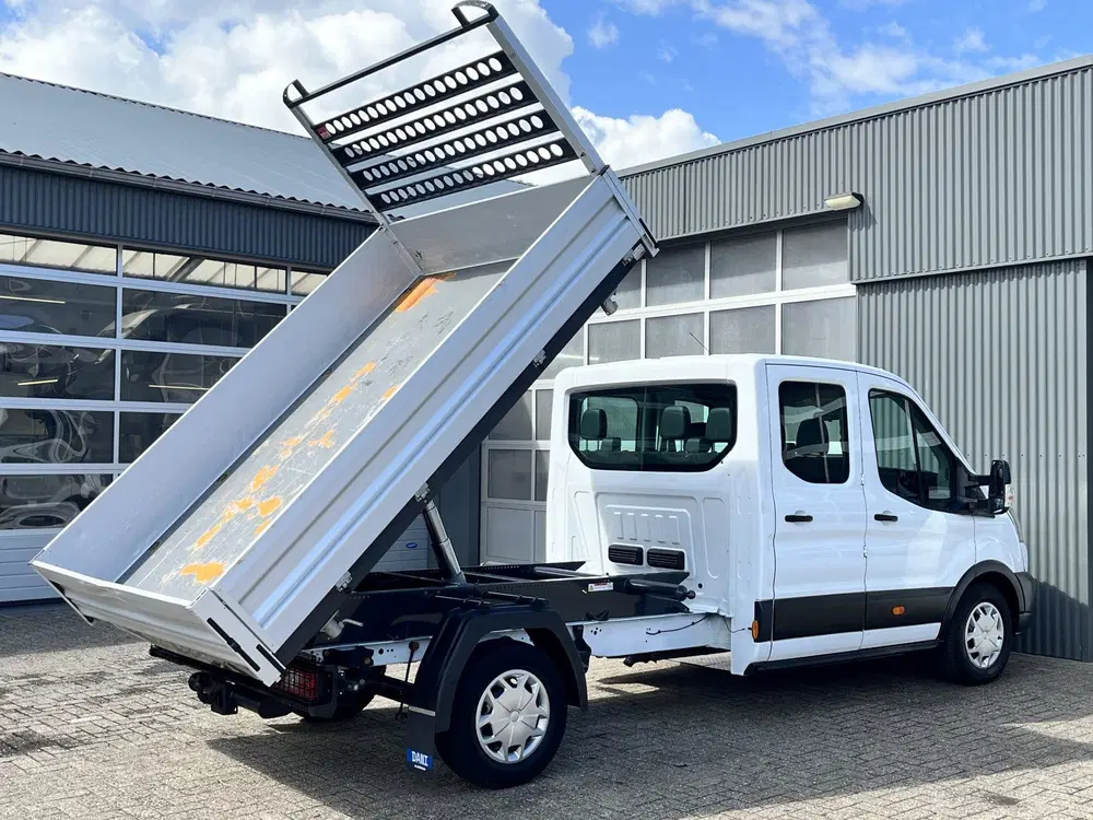 Ford Transit 350 2.0 TDCI DC 3-zijdenkipper Airco Cruis uit 2019, foto 17