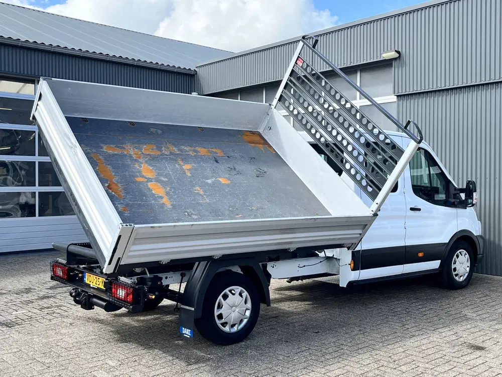 Ford Transit 350 2.0 TDCI DC 3-zijdenkipper Airco Cruis uit 2019, foto 4