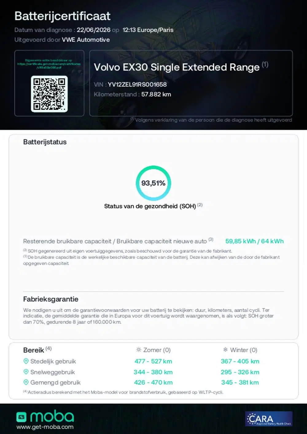 Volvo EX30 Single Motor Extended Range Ultra 69 kWh uit 2023, foto 9