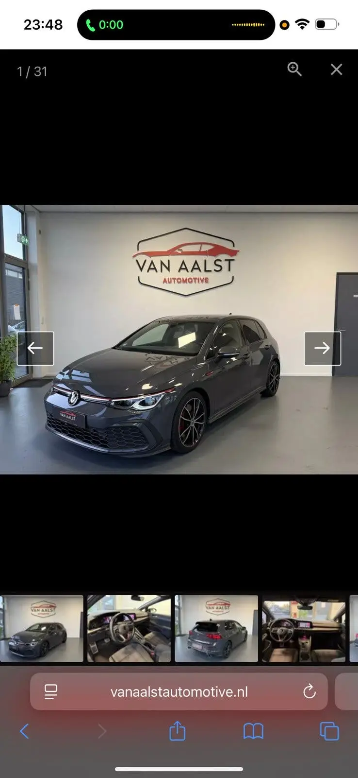 Volkswagen Golf 2.0 TSI 245pk 7-DSG 2020 Grijs uit 2020, foto 10