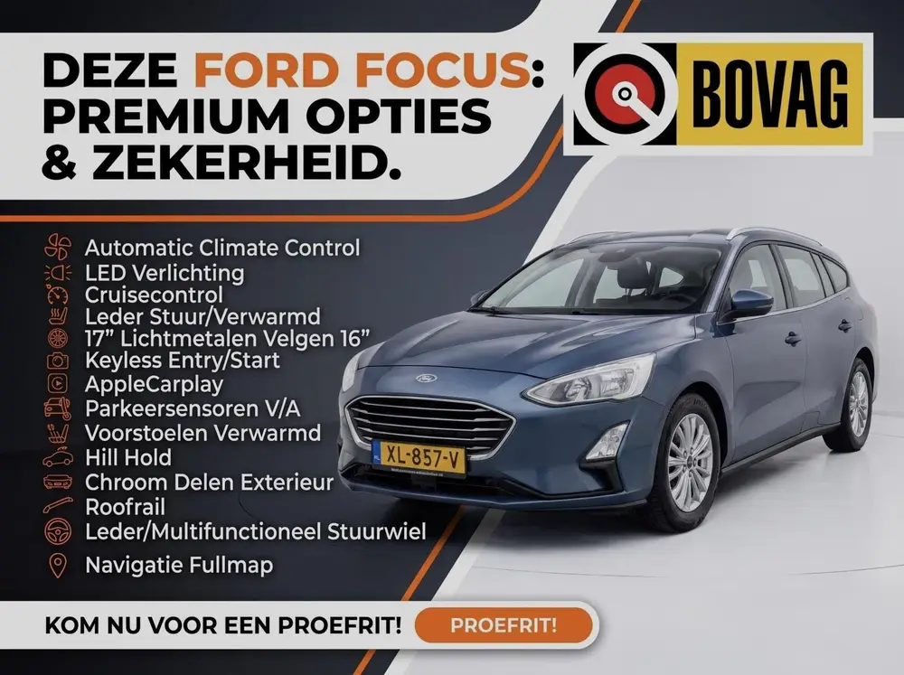 Ford Focus Wagon 1.0 EcoBoost Titanium Business uit 2019