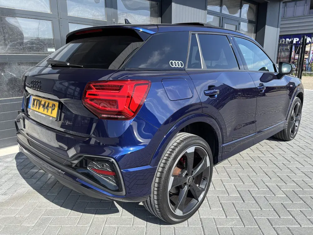 Audi Q2 35 TFSI S-Line Pano Navarra blauw (bj 2022 uit 2022, foto 3