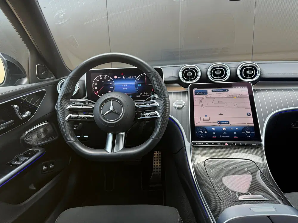 Mercedes-Benz C-Klasse 300e AMG Line Pano Burmester Trekhaak uit 2022, foto 11