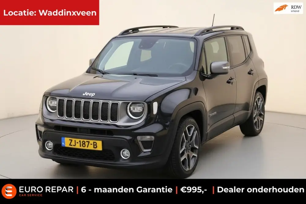 Jeep Renegade 1.3T Limited NL-AUTO NAP CAMERA AUTOMAAT! uit 2019