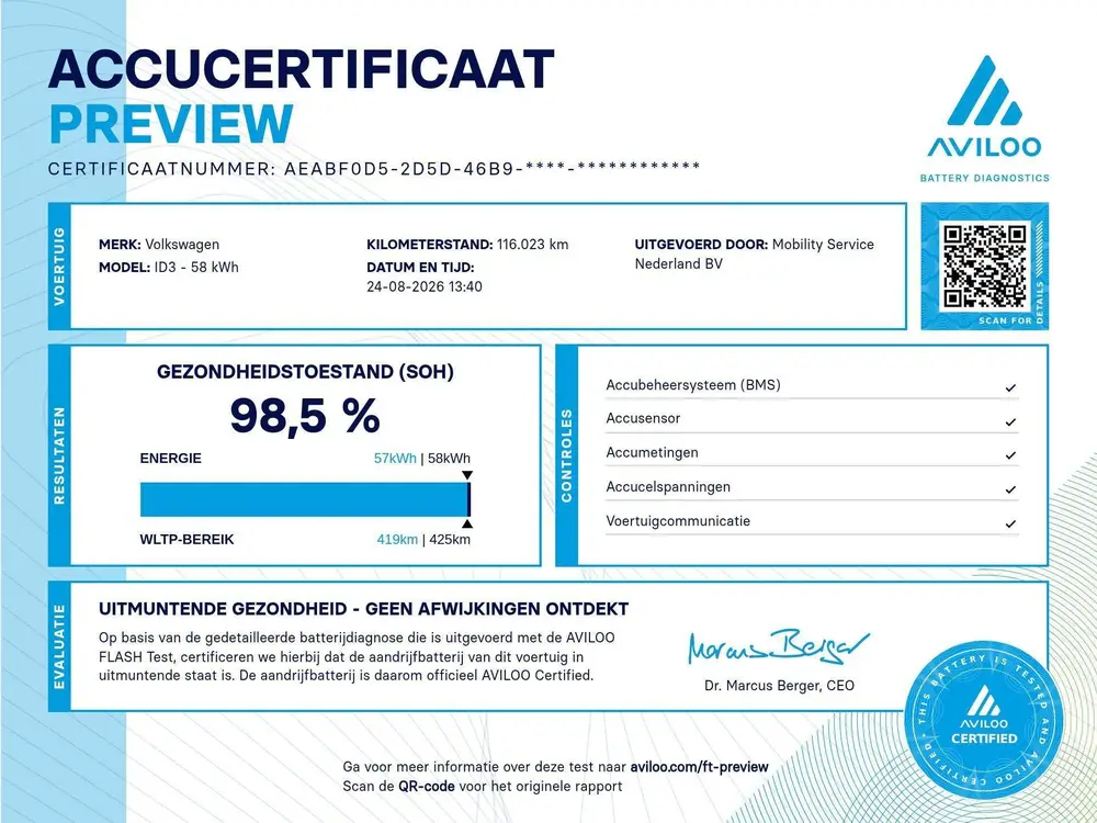 Volkswagen ID.3 First Plus 58 kWh SOH98% Clima Cluise LED uit 2020, foto 2