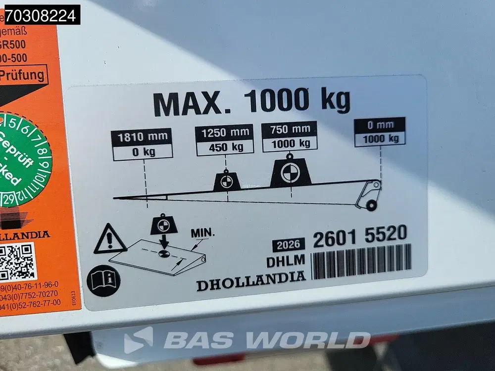 Iveco Daily Automaat Luchtvering 1000KG Laadklep Bakwa uit 2026, foto 13