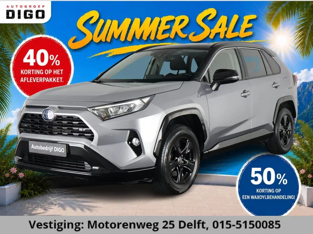 Toyota RAV 4 2.5 HYBRID BI-TONE BLACKSTYLE GARANTIE 9-2 uit 2020
